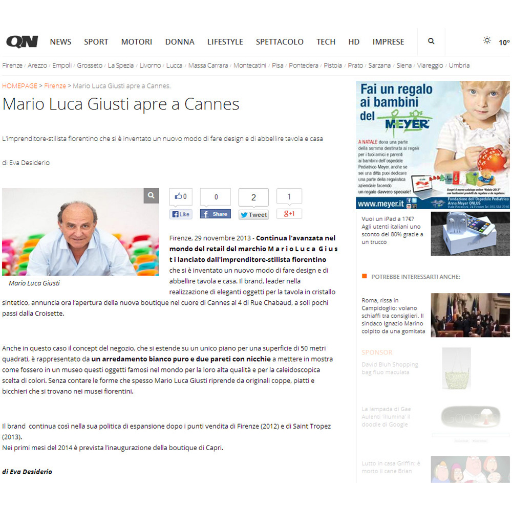 Mario Luca Giusti apre a Cannes