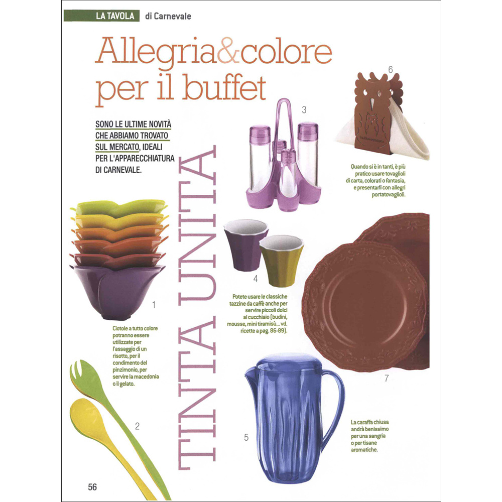 Allegria&colore per il buffet