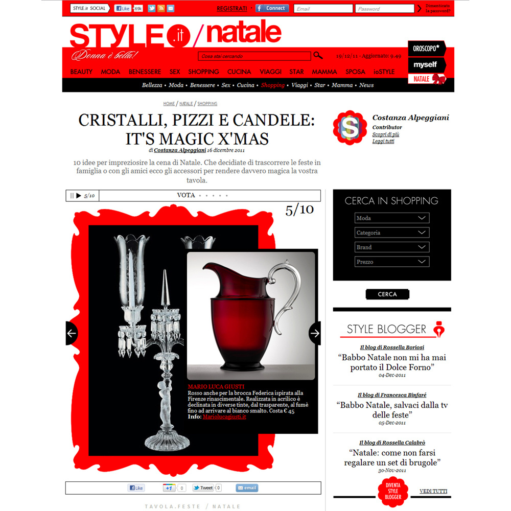 Cristalli, pizzi e candele: it's magic X'mas