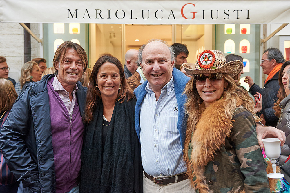 Opening Boutique Forte dei Marmi Piero Piazzi, Lisa Sella, Mario Luca Giusti e Daniela Santanchè