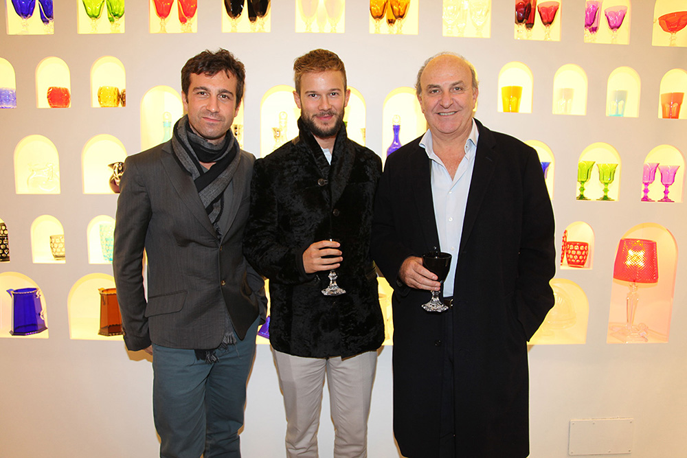Opening Boutique Milano Carlo Mazzoni, Paolo Stella e Mario Luca Giusti