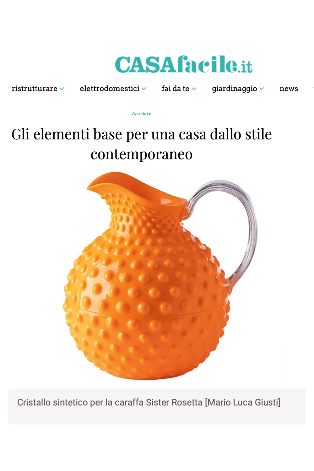 Gli elementi base per una casa dello stille contemporaneo