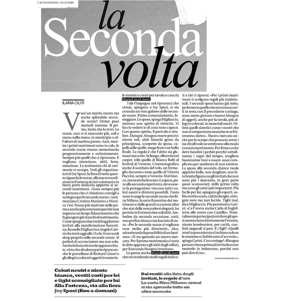 La seconda volta