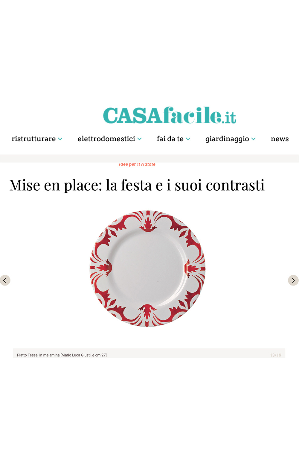 Mise En Place: La Festa e I Suoi Contrasti