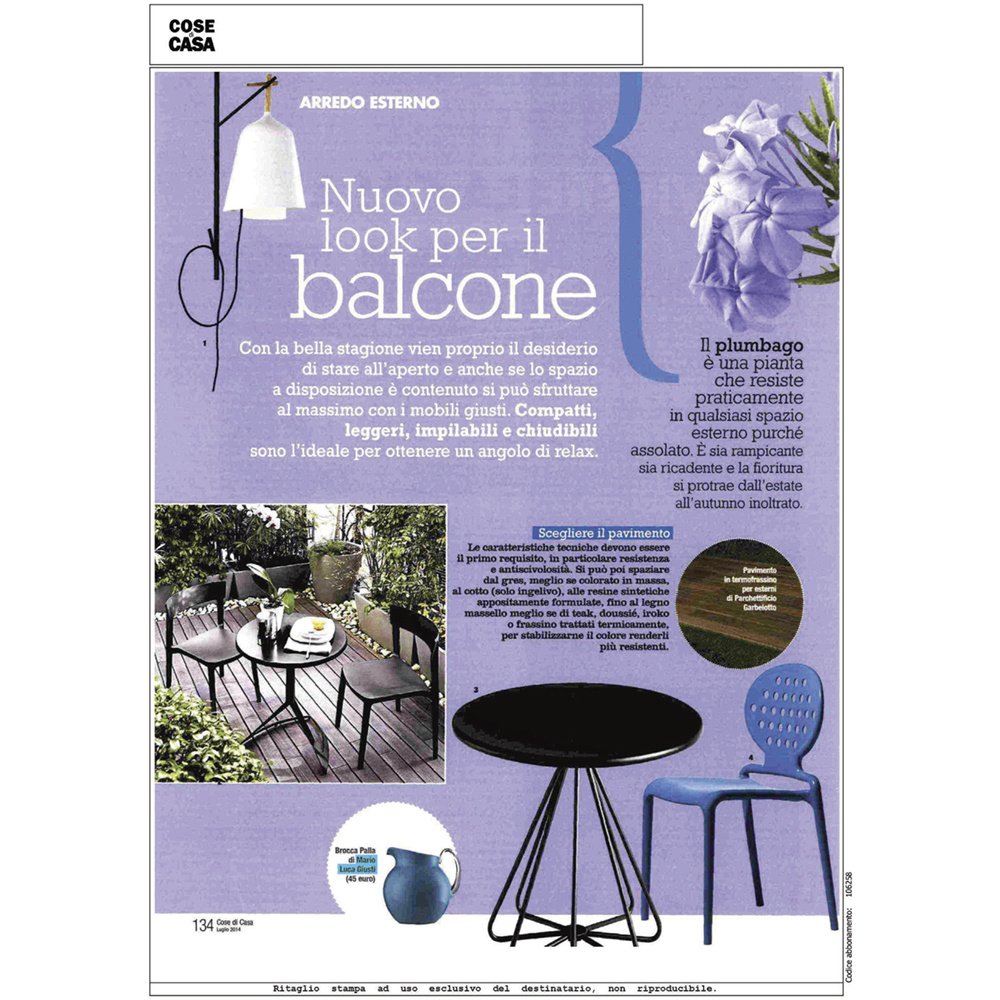 Nuovo look per il balcone