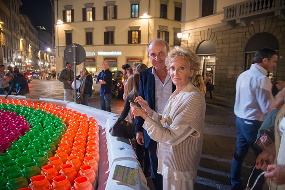 Marchesa Bona Frescobaldi e Mario Luca Giusti